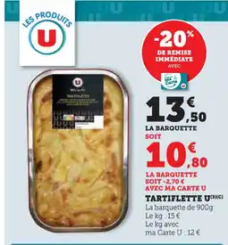 U Express U Tartiflette offre