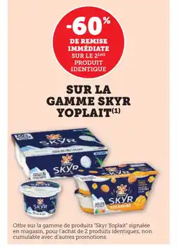 U Express SKYR YOPLAIT Sur la gamme offre