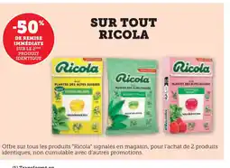 U Express RICOLA Sur tout offre