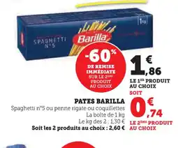 U Express BARILLA Pates offre
