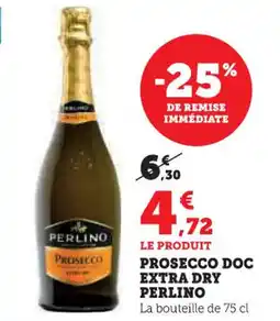 U Express PERLINO Prosecco doc extra dry offre