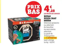 U Express SHEBA Repas pour chat offre