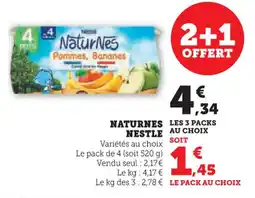 U Express NESTLE Naturnes offre
