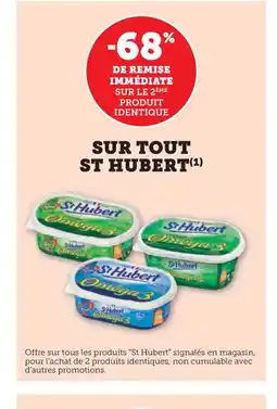 Super U ST HUBERT Sur tout offre