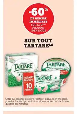 Super U TARTARE Sur tout offre