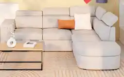 Conforama Canapé d'angle convertible réversible Luna offre