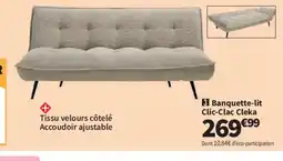 Conforama Banquette-lit Clic-Clac Cleka offre