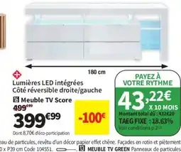 Conforama Meuble TV Score offre