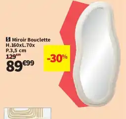 Conforama Miroir Bouclette offre