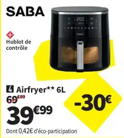 Conforama SABA Airfryer offre
