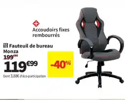 Conforama Fauteuil de bureau Monza offre