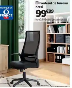 Conforama Fauteuil de bureau Kred offre