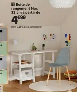 Conforama Boite de rangement Max offre