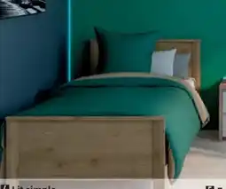 Conforama Lit simple Lugano offre