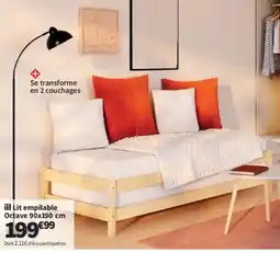 Conforama Lit empilable Octave offre