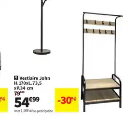 Conforama Vestiaire John offre