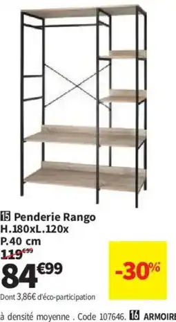 Conforama Penderie Rango offre