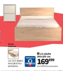 Conforama Lit adulte offre