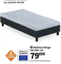 Conforama Matelas Bingo offre