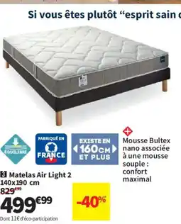 Conforama Matelas Air Light 2 offre