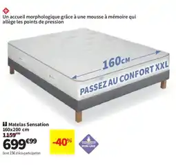 Conforama Matelas Sensation offre