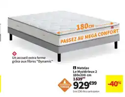 Conforama Matelas Le Mystérieux 2 offre