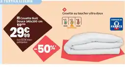 Conforama Couette au toucher ultra doux offre
