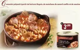 Maximo Cassoulet de Castelnaudary au confit de canard offre