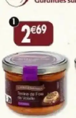 Maximo Terrine de foie de volaille aux raisins offre