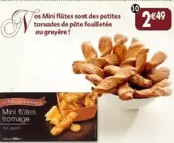 Maximo Mini flûtes feuilletées au fromage pur beurre offre