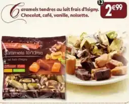 Maximo Caramels tendres au lait frais d'isigny 4 parfums offre