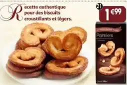 Maximo Palmiers feuilletés offre