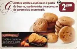 Maximo Sablés caramel au beurre salé 4 sachets fraîcheur offre