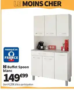 Conforama Buffet Spoon blanc offre