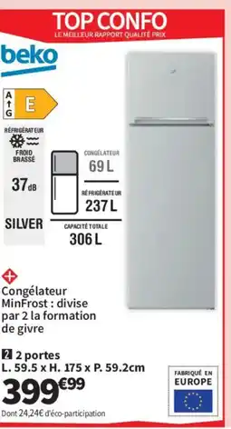 Conforama BEKO Congélateur offre