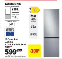 Conforama SAMSUNG Combiné offre