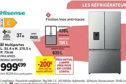 Conforama HISENSE Multiportes offre