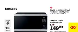 Conforama SAMSUNG Micro-ondes monofonction offre