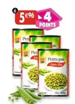 Maximo Lot de 4 boîtes 1/2 de petits pois étuvés extra-fins offre