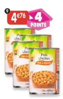 Maximo Lot de 4 boîtes 1/2 de pois chiches offre