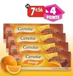 Maximo Lot de 4 paquets de génoise orange offre