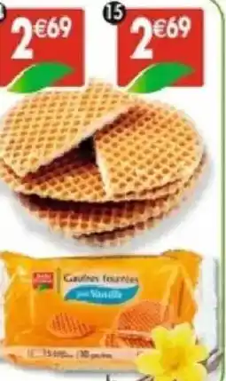 Maximo 10 Gaufres fourrées goût vanille offre