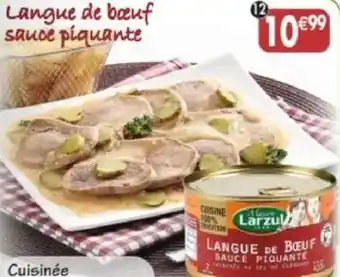 Maximo 1/2 langue de boeuf sauce madère offre