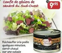 Maximo Confit de gésiers de canard du sud-ouest offre