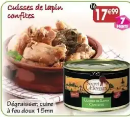 Maximo Cuisses de lapin confites offre