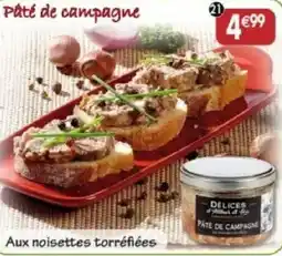 Maximo Pâté de campagne aux noisettes torréfiées offre