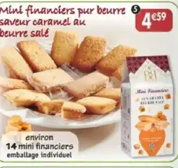 Maximo Mini financiers pur beurre saveur caramel au beurre salé offre