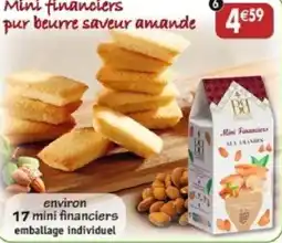 Maximo Mini financiers pur beurre saveur amande offre