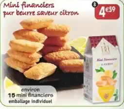 Maximo Mini financiers pur beurre saveur citron offre