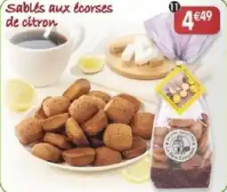 Maximo Sablés aux écorces de citron offre